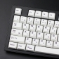 104+30 Black-white XDA profile Keycap PBT DYE Sublimation 1.75U 2U Keys for 60 61 64 84 96 87 104 108 Keyboard Japanese / Thai